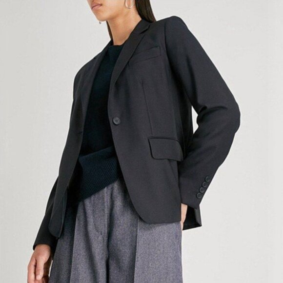 Max Mara Certosa Stretch Wool & Silk Jacket - Picture 1 of 8